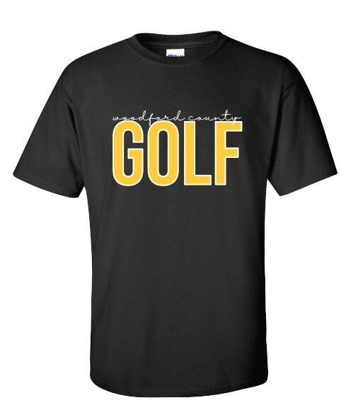 Youth or Adult woodford county GOLF Tee (WCG)
