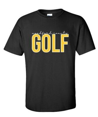 Youth or Adult woodford county GOLF Tee (WCG)
