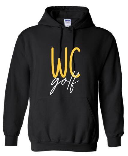 Youth or Adult WC golf Hooded Sweatshirt (WCG)