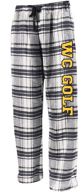 Youth or Adult WC GOLF Flannel Pants (WCG)