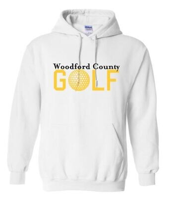 Youth or Adult Woodford County Golf Hooded Sweatshirt (WCG)