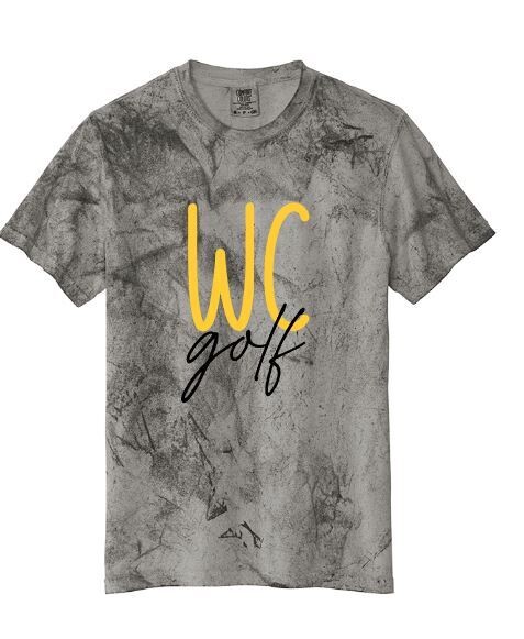 Adult Comfort Colors Color Blast WC golf Short Sleeve Tee (WCG)
