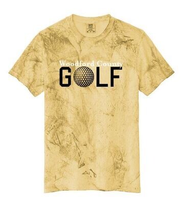 Adult Comfort Colors Color Blast Woodford County Golf Short Sleeve Tee (WCG)