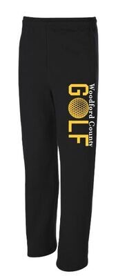 Youth or Adult Woodford County Golf Open Bottom Sweatpants (WCG)