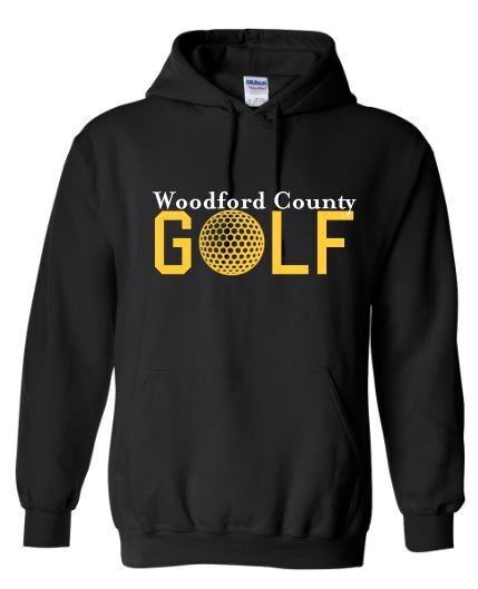 Youth or Adult Woodford County Golf Hooded Sweatshirt (WCG)