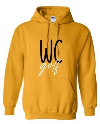 Youth or Adult WC golf Hooded Sweatshirt (WCG)