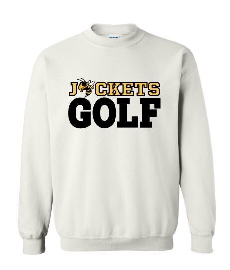 Youth or Adult Jackets Golf Crewneck Sweatshirt (WCG)