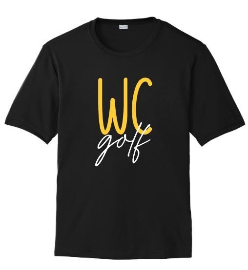 Youth or Adult WC golf Sport-Tek® PosiCharge® Tee (WCG)