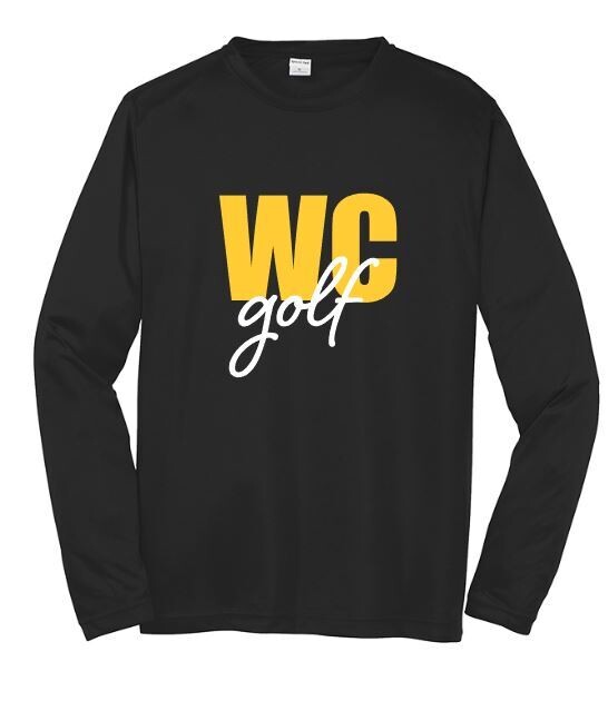 Youth or Adult Block WC golf Sport-Tek® PosiCharge® Tee (WCG)