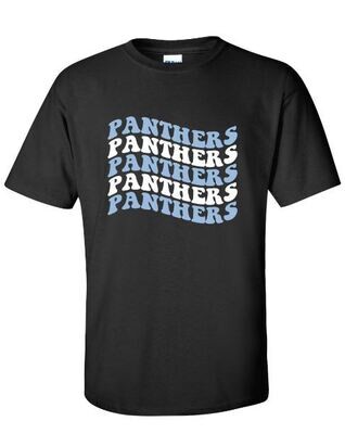 Panthers Waved Short Sleeve Tee (HDT)