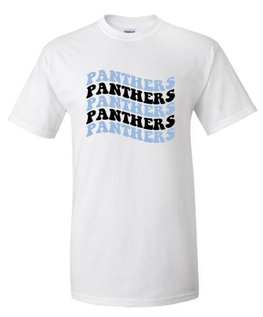 Panthers Waved Short Sleeve Tee 