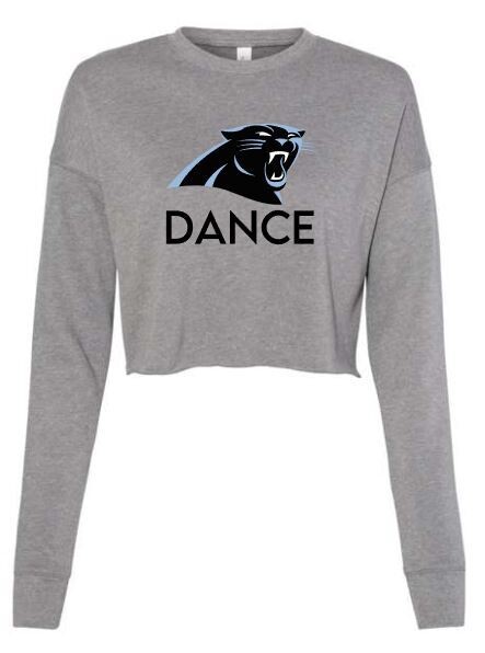Panther Dance Bella + Canvas Cropped Crew Fleece (HDT)