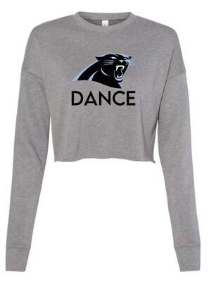 Panther Dance Bella + Canvas Cropped Crew Fleece (HDT)