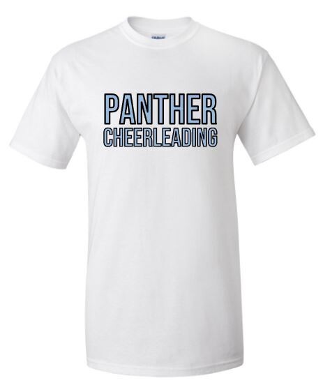 Youth Panther Cheerleading Softstyle Short Sleeve Tee (HCT)