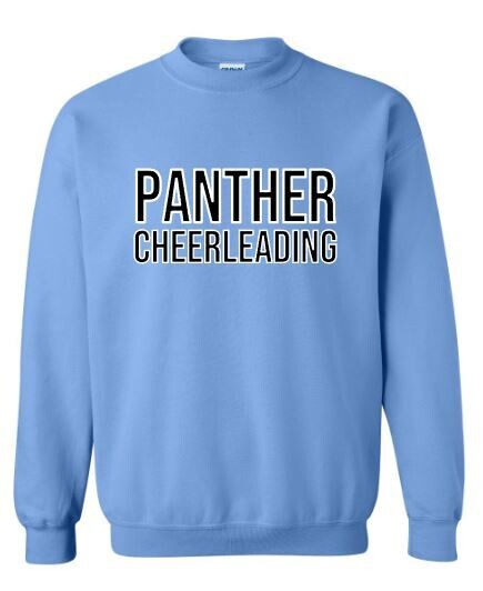 Adult Panther Cheerleading Sweatshirt (HCT)
