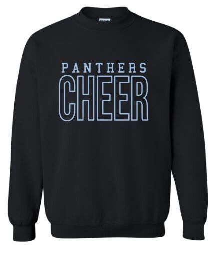 Youth Panthers Cheer Sweatshirt (HCT)