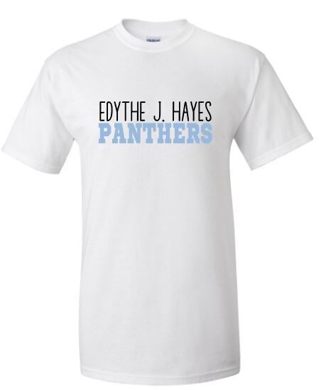 Youth Edythe J. Hayes Panthers Softstyle White Short Sleeve Tee (HCT)
