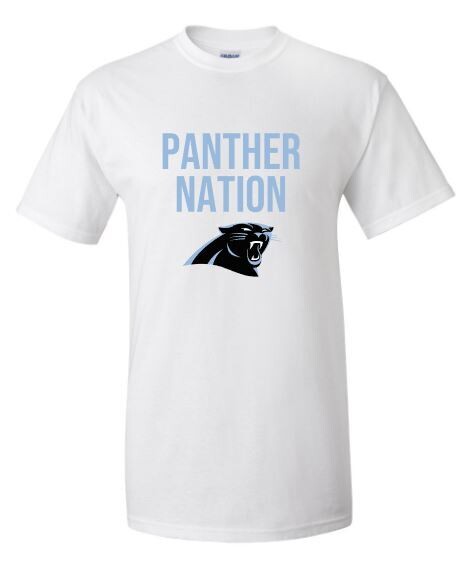 Youth Panther Nation Softstyle White Short Sleeve Tee (HCT)