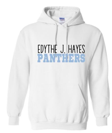 Youth or Adult Edythe J. Hayes Panthers White Sweatshirt