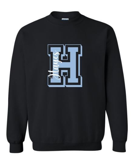 Youth H Hayes Black Sweatshirt (HCT)