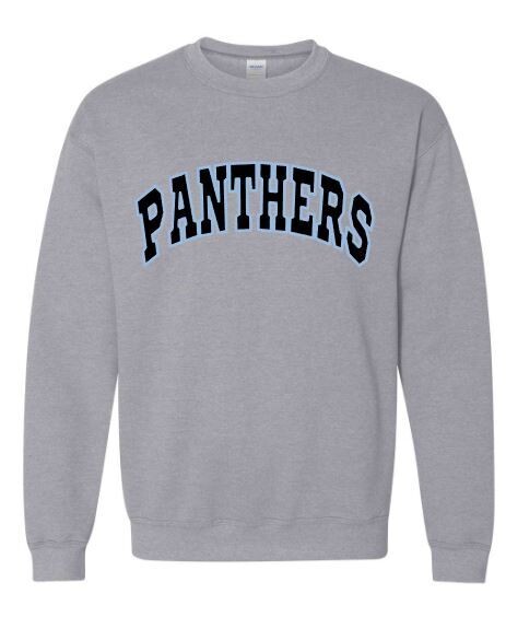 Adult Arced Panthers Black Sweatshirt (HCT)