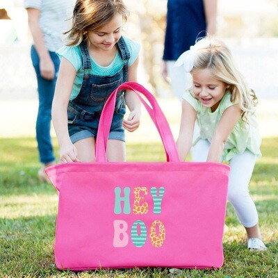 Hey Boo Hot Pink Ultimate Tote