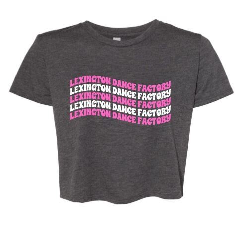 Ladies Lexington Dance Factory Wavy Crop Tee (LDF)