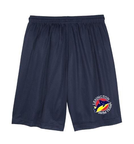 Youth Dolphins Sport-Tek® PosiCharge® Classic Mesh Shorts with 7" Inseam (LEXD)