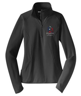 Ladies Sport-Tek® Sport-Wick® Stretch 1/4-Zip Pullover with Embroidered Logo (LC)