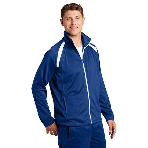 Adult Sport-Tek® Blue Jacket with Embroidered Lafayette Theatre Logo (LT)
