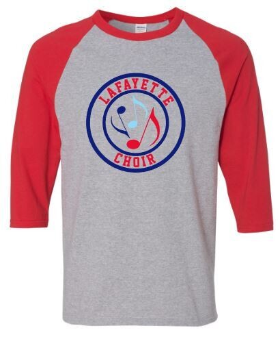 Adult Classic Logo Heavy Cotton Raglan Three-Quarter Sleeve Tee (LC)