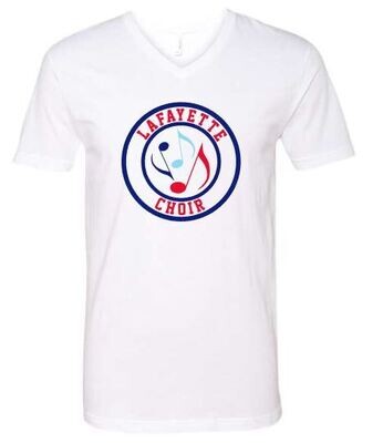 Adult Classic Logo V-Neck Short Sleeve Tee (LC)