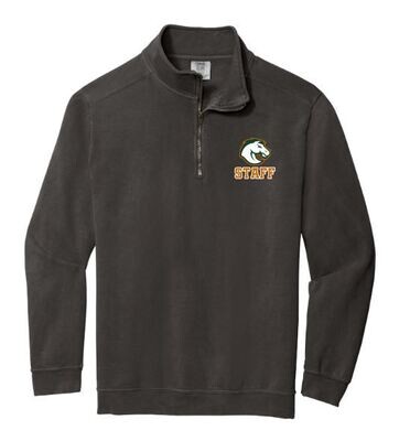 Adult Comfort Colors Garment-Dyed 1/4-Zip Sweatshirt with Choice of Logo (FDHSS)