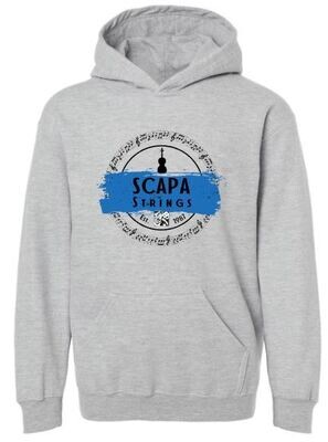 Youth Scapa Strings Round Logo Hooded Sweatshirt - Choice of Color(SO)