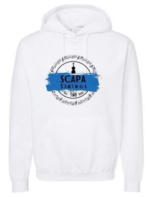 Adult Scapa Strings Round Logo Hooded Sweatshirt - Choice of Color(SO)