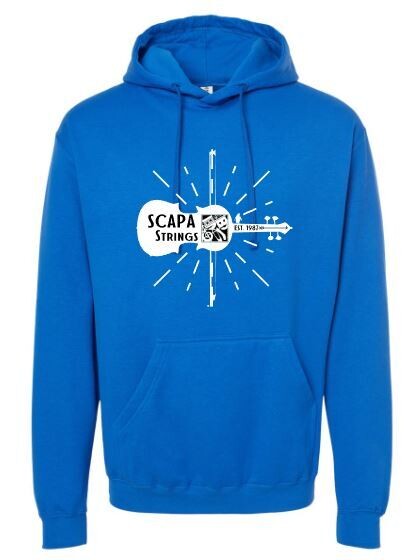 Adult Scapa Strings Violin Hooded Sweatshirt - Choice of Color(SO)