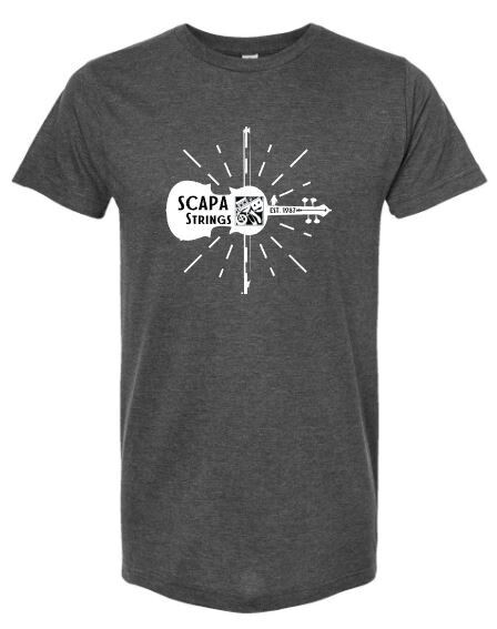 Youth Scapa Strings Violin Short Sleeve Tee - Choice of Color(SO)