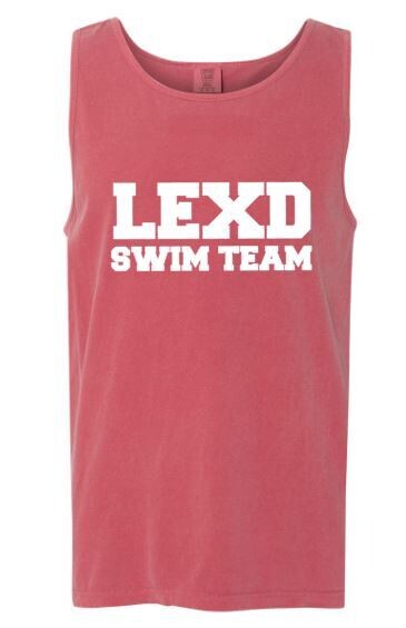 Adult LEXD Swim Team Comfort Colors Garment-Dyed Heavyweight Tank Top (LEXD)