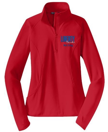 Ladies Sport-Tek® Sport-Wick® Stretch 1/4-Zip Pullover 
