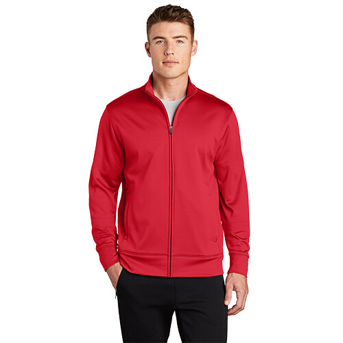 Adult Sport-Tek® Sport-Wick® Fleece Full-Zip Royal Jacket with Embroidered Swimchester Sailfish Logo (SS)