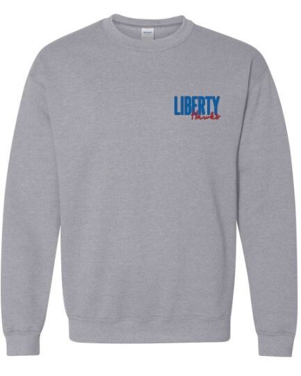 Adult Gildan Crewneck Sweatshirt with Embroidered Logo (LES)