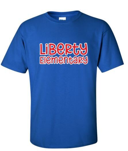 Youth or Adult Liberty Elementary Gildan Short or Long Sleeve Tee (LES)