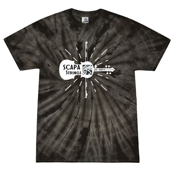 Youth Scapa Strings Violin Tie Dye Short Sleeve Tee - Choice of Color(SO)