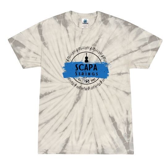 Youth Scapa Strings Round Logo Tie Dye Short Sleeve Tee (SO)