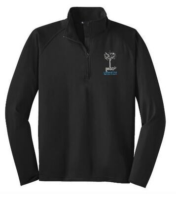 Adult Sport-Tek® Sport-Wick® Stretch 1/4-Zip Pullover with Embroidered Logo (LO)