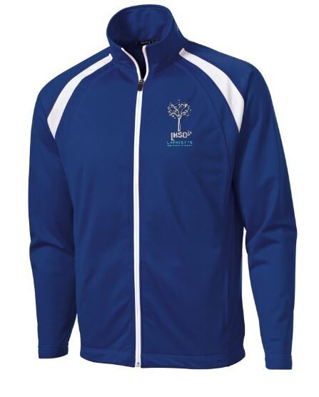 Adult Sport-Tek® Blue Jacket with Embroidered Lafayette Orchestra Logo (LO)
