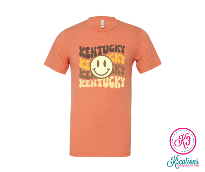 Adult Kentucky Fall Happiness Short Sleeve Tee
