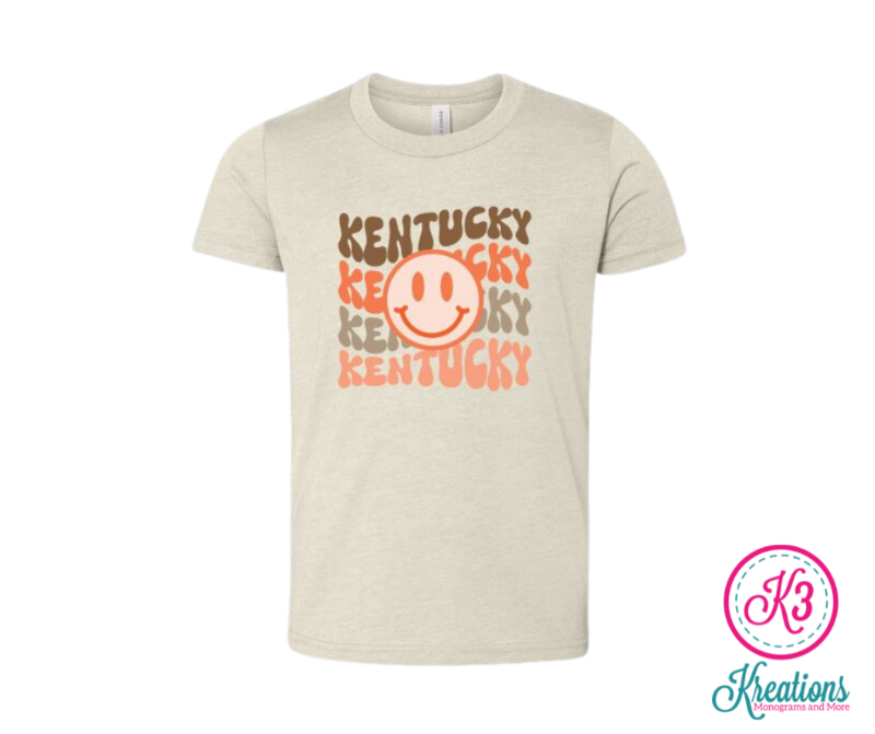 Adult Kentucky Fall Happiness Short Sleeve Tee