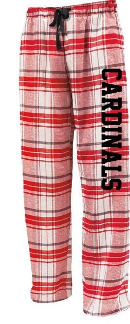 Adult Cardinals Flannel Pants