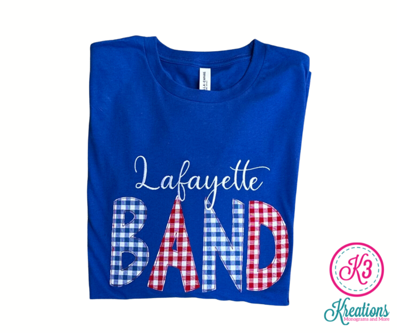 Adult Lafayette Band Bella + Canvas Tee